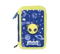 Colourbook Astuccio Scuola 3 Zip 44 Pezzi Alien