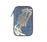 Colourbook - Astuccio Scuola Geolier 1 Zip, Organizzazione con Pattina Interna, Set Completo 30+ Pezzi (Graffiti)