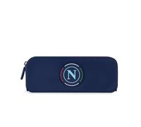 Colourbook - Astuccio Silicone Portapenne Napoli, Dettagli in Rilievo, Puller in Gomma, Dimensioni 19,5x7x5,5 cm (Dark Blue)