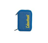 Colourbook Bicolor Astuccio Scuola 3 Zip 45 Pezzi (Azzurro)