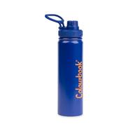 Colourbook - Borraccia Termica 650 ml Colour Trek, Doppia Parete Isolante, Tappo Antiperdita, Leggera e Compatta, Mantiene Caldo/Freddo fino a 12h (Blu)
