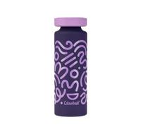 Colourbook Borraccia Termica Acciaio Inox 500 ml Soft Touch (Viola)