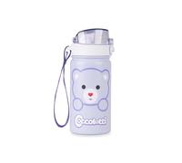 Colourbook - Borraccia Termica Coccolotti 400ml, Acciaio Inox Doppia Parete, Mantiene Caldo/Freddo 12 Ore, Beccuccio Silicone Morbido, Chiusura Sicura, Gancio Integrato (Classic Lilla)