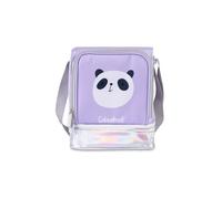 Colourbook Borsa Termica Bambini Panda 3D, Lunch Bag 4 Litri Doppio Scomparto Isolato, Materiale Impermeabile, Tracolla Regolabile, Porta Merenda Asilo Scuola Gita