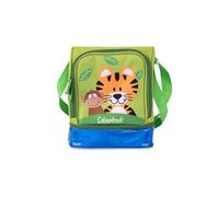 Colourbook - Borsa Termica per Bambini, Lunch Bag Capiente 4L, Tessuto Impermeabile, Tracolla Regolabile, Doppio Scomparto, Dettagli 3D (Giungla)