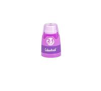 Colourbook Bullet - Temperamatite 2 in 1, Serbatotio, Gomma Per Cancellare, Viola