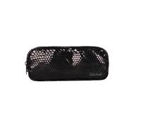 Colourbook Bustina Astuccio Scuola Doppia Zip 2 Scomparti (Black Diamond)
