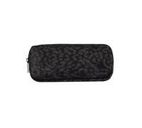 Colourbook Bustina Astuccio Scuola Doppia Zip 2 Scomparti (Black Tie)