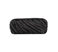 Colourbook Bustina Astuccio Scuola Doppia Zip 2 Scomparti (Black Tiger)