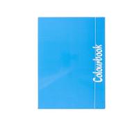 Colourbook Cartellina Portadocumenti A4, 3 Lembi In Cartone Resistente, Chiusura Con Elastico Piatto, Porta Fogli Disegni E Appunti, Uso Scuola Ufficio E Studio, Dorso Piatto (Azzurro)