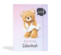 Colourbook - Cartelline 3 Lembi con Elastico, Organizzazione Documenti, Stile Vivace in 4 Fantasie, Chiusura Sicura, Dorso 1 cm, Cartoncino Plastificato, Made in Italy, Marilyn