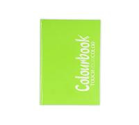 Colourbook Cartonato Plus - Quaderno Formato A5, Copertina Resistente in Cartone, 180 Pagine, 80 g/m², Quadretti 5 millimetri Verde