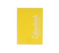 Colourbook Cartonato Plus - Quaderno Formato A5, Copertina Resistente in Cartone, 180 Pagine, 80 g/m², Righe medie e superiori Giallo