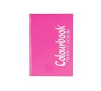 Colourbook Cartonato Plus - Quaderno Grande a Righe A4, 180 Pagine, Carta 80g,Quadernone Per Medie e Superiori, Copertina Rigida Rosa