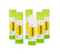 Colourbook Colla Stick 20g PVP Pacco da 6 Forte Tenuta Scuola Ufficio