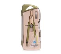Colourbook Wild - Compasso Balaustrone, Rotella Per Regolazione, Portamine, (Verde Militare)