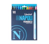 Colourbook Confezione 12 pennarelli SSC Napoli_Pennarelli punta conica