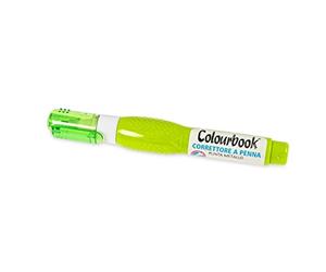 Colourbook Correttore A Penna Fluo, Punta Metallo, 7 Ml Verde fluo