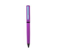 Colourbook Creativity - Penna a Sfera in Metallo, Rotazione Doppia Testa, Tratto 1 mm (Viola)