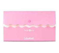 Colourbook Folder Wave Portadocumenti A Soffietto 6 Scomparti, Formato 11x23 Cm, Chiusura A Bottone, Plastica Resistente