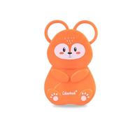 Colourbook - Forbici per Bambini con Cover Magnetica e Cappuccio - Design Kawaii Volpe - Taglio Sicuro e Preciso - Scuola e Lavoretto - Acciaio