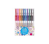 Colourbook Gelly - Set 10 Penne Gel, 10 Colori Assortiti, Metal