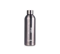 Colourbook Geolier - Borraccia Termica Acciaio Inox, Bottiglia Thermos, Priva di BPA, 550 ml (Argento)