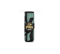 Colourbook Geolier - Rotolo Astuccio Portapastelli, Tasca Interna con Zip, 24 Pezzi (Verde)