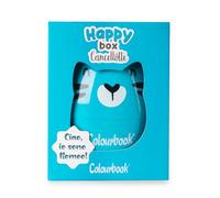 Colourbook Happy Box - Box Sorpresa Cancelleria, 11 Prodotti per Scrivere e Disegnare, Include Cancellotte, Evidenziatori, Matita, Temperino, Gomma, Penna, Portamonete (Cancellotta Trigrotto)