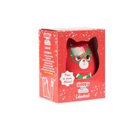 Colourbook Happy Box Natale, Box Sorpresa Cancelleria 8 Pezzi, Set Regalo con Penna Cancellotta, Matita HB, Gomma, Forbici Mini, Astuccio Portachiavi, Gadget A Sorpresa, Scatola Regalo Bambini, Mimi