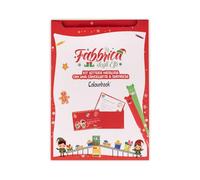 Colourbook - Kit Lettera di Natale Colourbook con Cancellotta Inclusa, Set Scrittura con Lettera, Busta, Stickers e Appendiporta, Idea Regalo Bambini