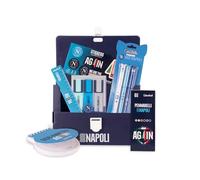 Colourbook - Kit Valigetta Polionda Napoli, Contiene 19 Prodotti Ufficiali, Dimensioni 23x16x5, Official Licensee (Dark Blue)