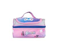 Colourbook - Lunch Bag Coccolotti, Borsa Portapranzo, Doppio Scomparto, 5L, Dimensioni 25x13x15 cm (Love Azzurro)