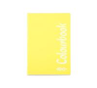 Colourbook Maxi Cento - Quaderno Formato A5, 80 Pagine, 100 g/m², Quadretti con margine Giallo