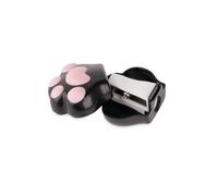 Colourbook Mini Paw Temperamatite 1 Foro Con Serbatoio, Temperino Kawaii A Forma Di Zampetta, Per Matite Standard, Scuola Ufficio Disegno E Astuccio, Colori Assortiti (Nero)