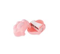 Colourbook Mini Paw Temperamatite 1 Foro Con Serbatoio, Temperino Kawaii A Forma Di Zampetta, Per Matite Standard, Scuola Ufficio Disegno E Astuccio, Colori Assortiti (Rosa)