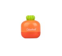 Colourbook Mini Veggie Temperamatite 1 Foro Con Serbatoio, Set Varianti Colore Arancione Rosa Viola, Temperino Kawaii Per Scuola Astuccio Disegno Bambini, Chiusura Click Lock (Arancione)