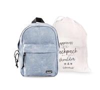 Colourbook - Mini Zaino Casual, 29 x 21 x 12, 7 Litri (Astra, Denim)