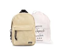 Colourbook - Mini Zaino Casual, 29 x 21 x 12, 7 Litri (Dune, Crema)