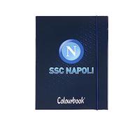 Colourbook Napoli - Cartellina Portadocumenti A4, 3 Lembi Con Elastico, Dorso 1cm, Dark Blue