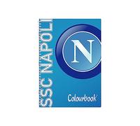 Colourbook Napoli - Quaderno Spiralato Formato A4 Con Microperforazione, 160 pagine, 70 g/m², Righe medie e superiori Winner Blue