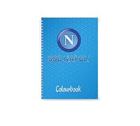 Colourbook Napoli - Quaderno Spiralato Formato A5 Con Microperforazione, 160 pagine, 70 g/m², Righe medie e superiori Team Jersey
