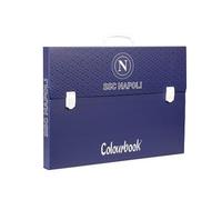Colourbook Napoli - Valigetta In Polionda, Doppia Chiusura, 35x50cm Dark Blue