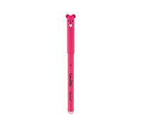 Colourbook - Penna gel cancellabile Cancellotta, Gomma a semisfera, Diametro Punta 0,7 mm - Inchiostro Rosso Cancellotta Topo