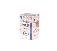 Colourbook Pick Pen, Penne A Sfera Blu A Scatto, Confezione Da 50 Pezzi, Punta Media 1 Mm, Scrittura Fluida Per Scuola E Ufficio