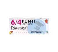 Colourbook Punti Metallici 6/4 Confezione Da 10000 Pezzi, Compatibili Pinzatrice Zenith 548 E 130 E, Acciaio Galvanizzato Antiruggine, Anti Inceppamento, Per Ufficio Archivio Documenti