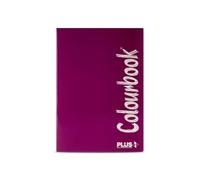 Colourbook Quaderno A5 Matematica Quadretti 10MM 1CM Con Margine Per Scuola Elementare 1ª, Quadernino Piccolo, 100 Gr Fogli Spessi, Copertina Viola Fluo, Uso Geometria E Calcolo