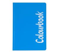 Colourbook Quaderno Grande Matematica A Quadretti 5MM Per Scuole Medie E Superiori, Formato A4, Carta 80 G, Brossura Rinforzata Ever Last, Apertura Fluida, Fluo Azzurro