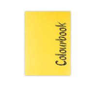 Colourbook Quadernone Italiano A Righe Rigatura A Per 1ª 2ª Elementare Formato Grande A4, 180 Pagine, Copertina Rigida Cartonato Plus, Colore Giallo, Alta Resistenza