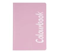 Colourbook Quadernone Matematica Quadretti 5MM Per Scuola Elementari Medie, Quaderno Grande A4 Rosa Pastello, 100 Pagine Carta 100G, Rilegatura Brossurata, Copertina Soft Touch Resistente